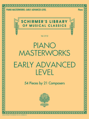 Piano Masterworks - Early Advanced Level