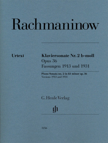 Rachmaninov S. - Piano Sonata N°2 Op.36 (versions 1913 & 1931) - Piano