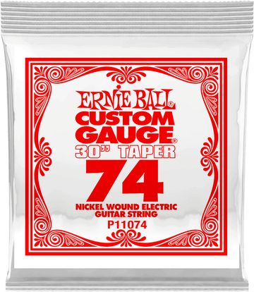 .074 LONG SCALE NICKEL WOUND ELECTRIC GUITAR STRINGS