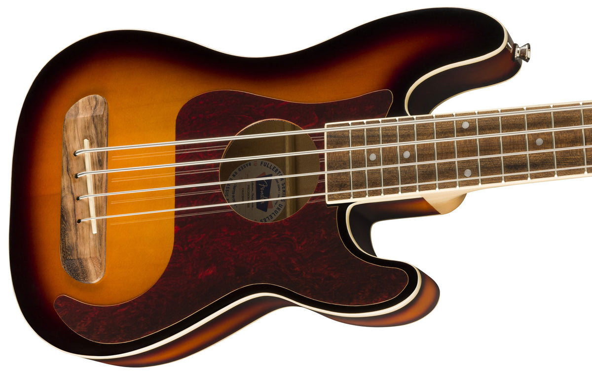 Precision Bass Fullerton Uke WN 3-color Sunburst