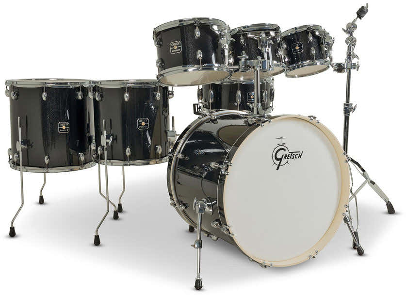 Drum Set Energy Black Sparkle