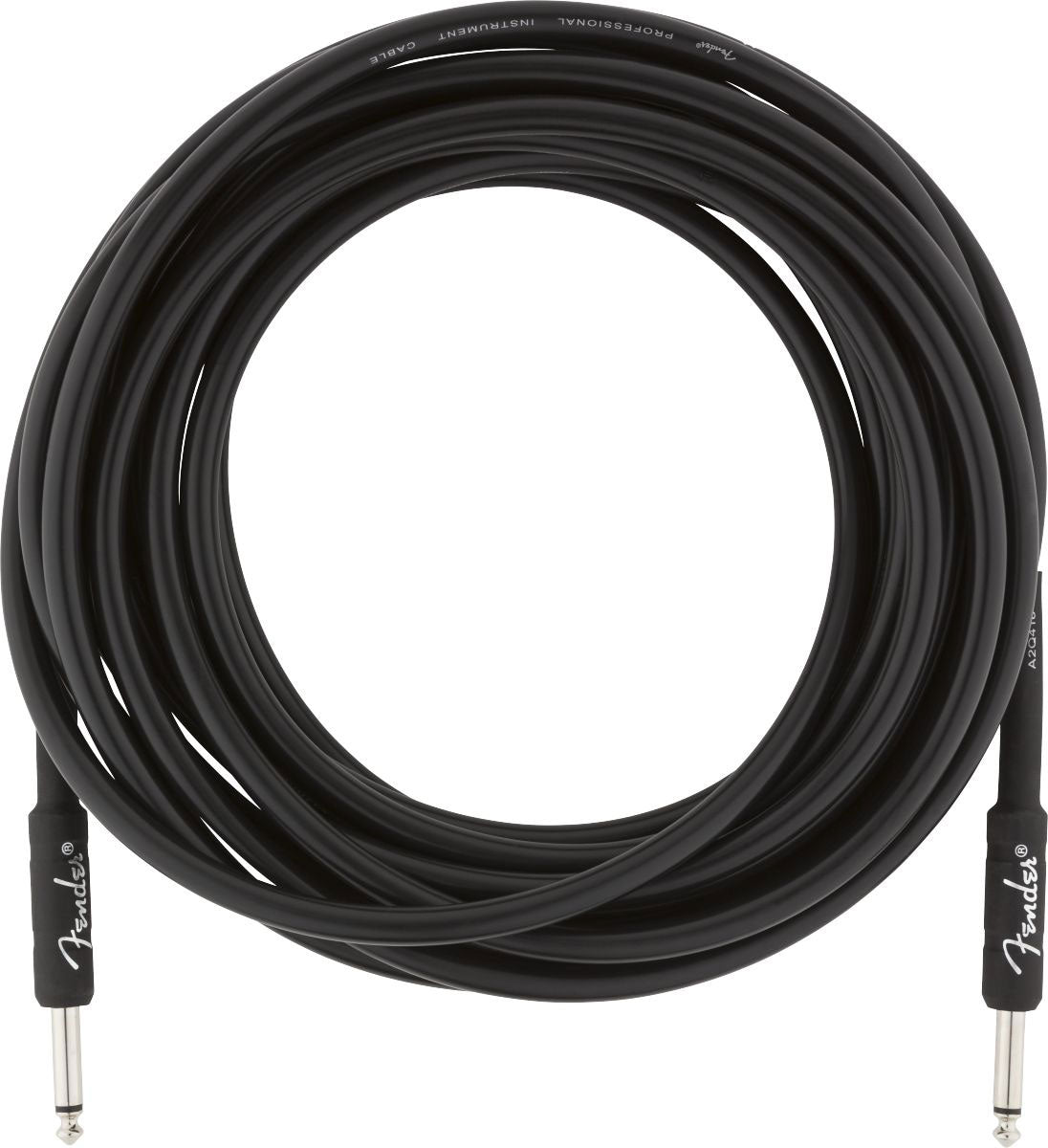 PROFESSIONAL INSTRUMENT CABLE STRAIGHT/STRAIGHT 25' BLACK