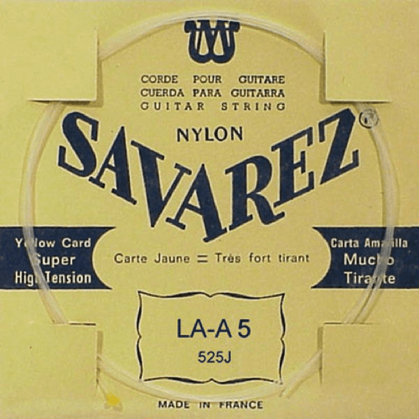 Savarez 525J A-5 Yellow Card Extra Heavy Tension (Unit)