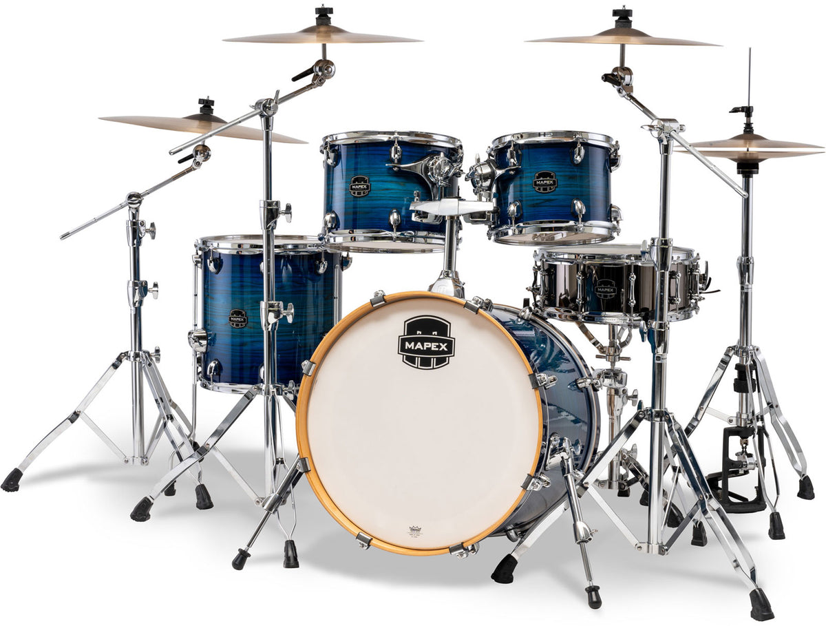armory fusion 5 drum shells blue wave