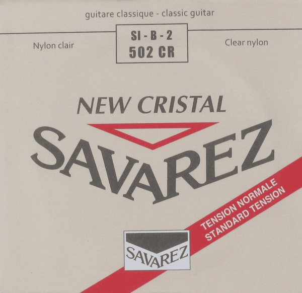 Savarez CLASSIC STRING NEW CRISTAL-CANTIGA REASSORTMENT BY 10 PIECES 2ND RED