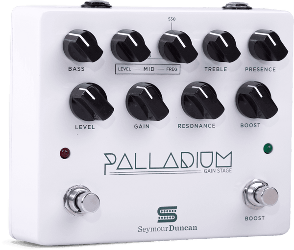 BOOST EFFECT PALLADIUM GAIN STAGE, WHITE