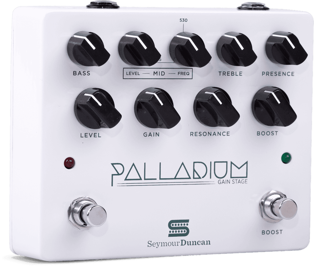BOOST EFFECT PALLADIUM GAIN STAGE, WHITE