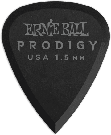 PRODIGY BLACK 1S STANDARD 1.5MM PICKS 6 PACK
