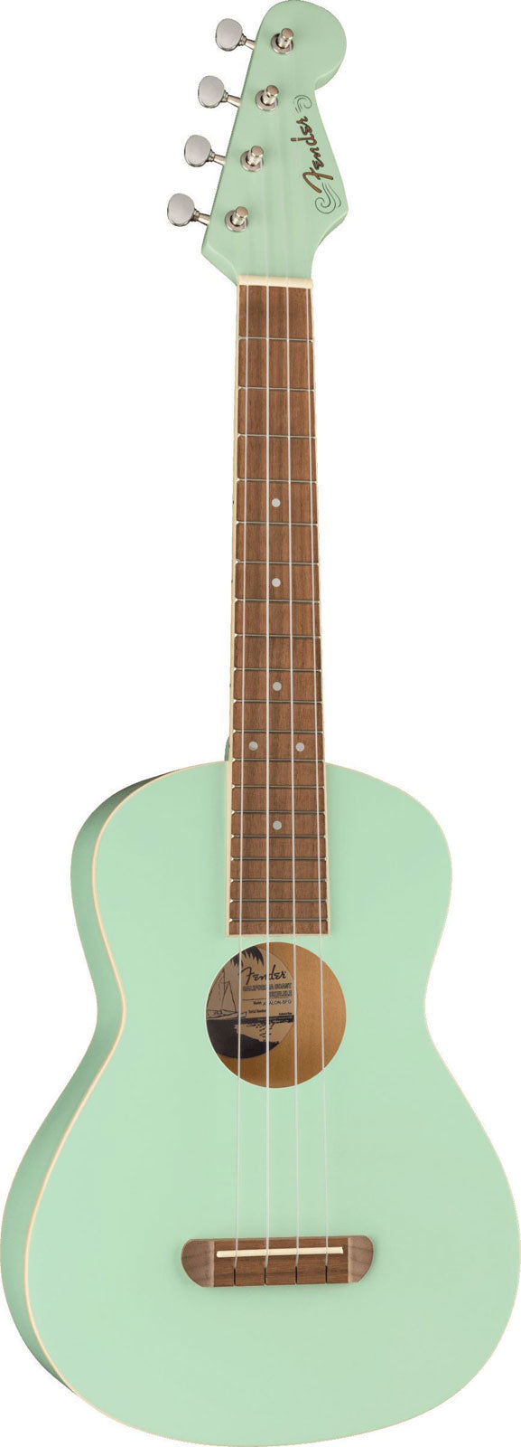 Avalon Tenor Ukulele Walnut Surf Green