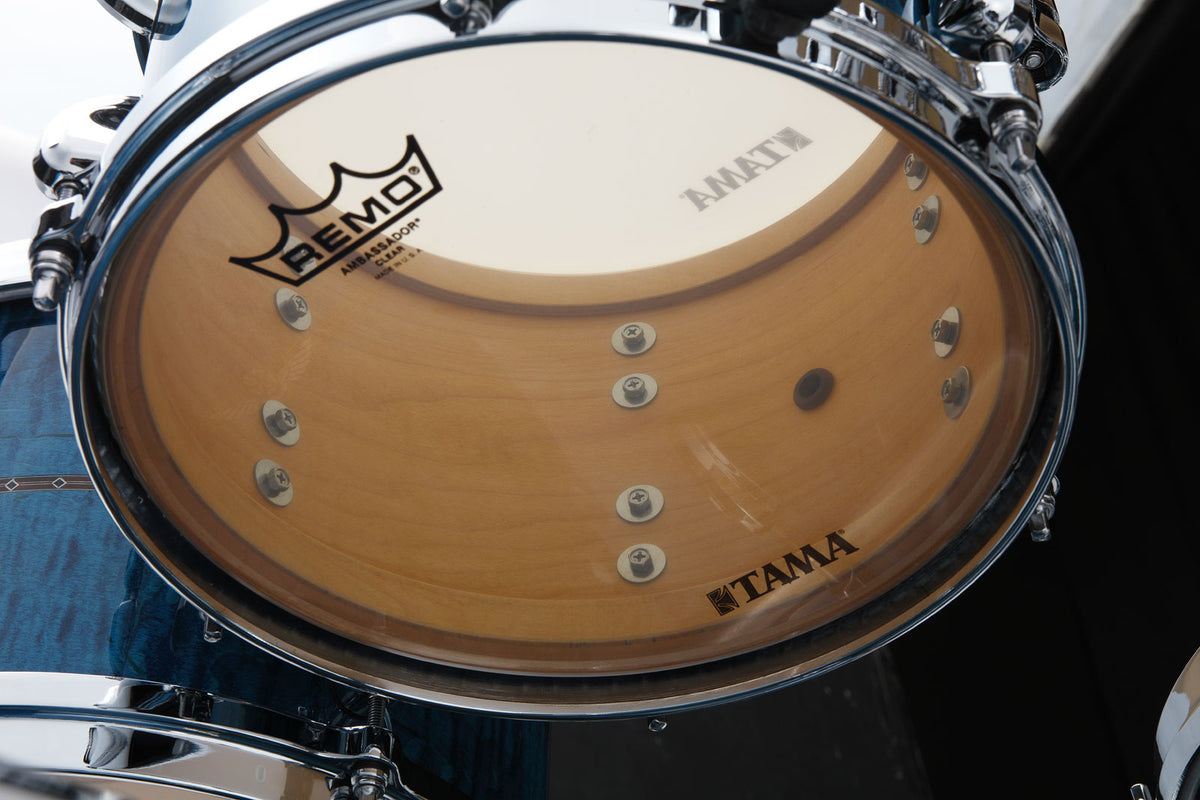 STAR Maple Stage 22 Ocean Blue Curly Maple