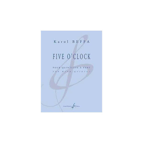 Billaudot Beffa Karol - Five O'clock - Quintette A Vents