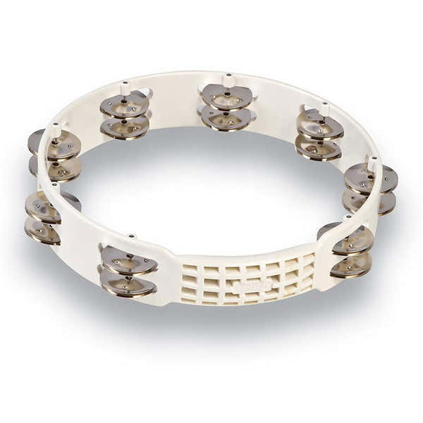 Latin Percussion LPA192 TAMBOURINE ASPIRE 10" WHITE