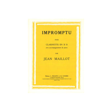 Maillot - Impromptu - Clarinette et Piano