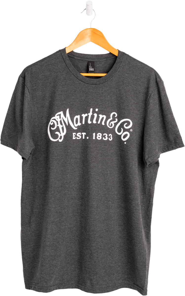 Tee-Shirt Hethrdcharcoal,Whtscriptlogo,S