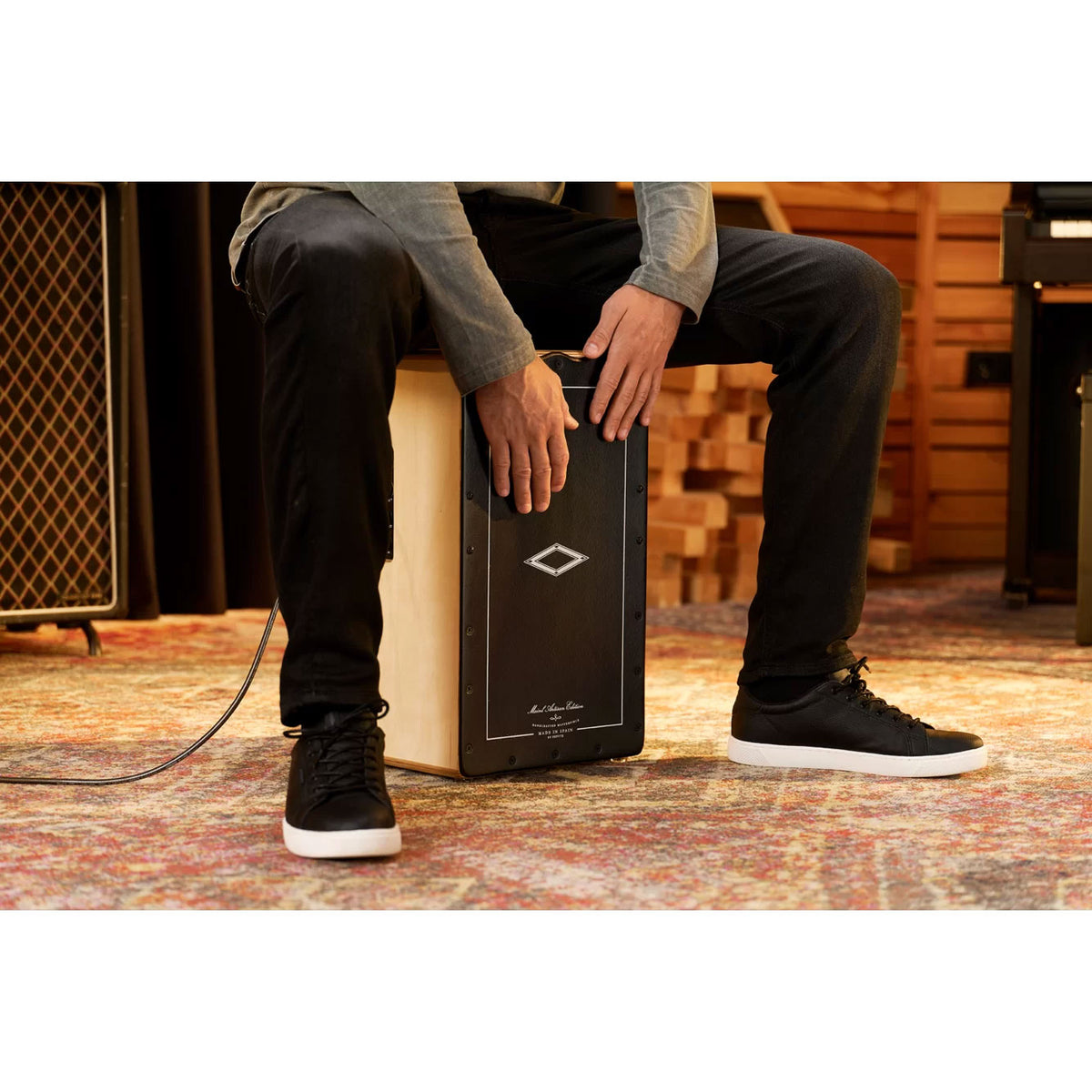 Paesldob - Cajon Pre-amplified Artisan Olive Burst - Refurbished