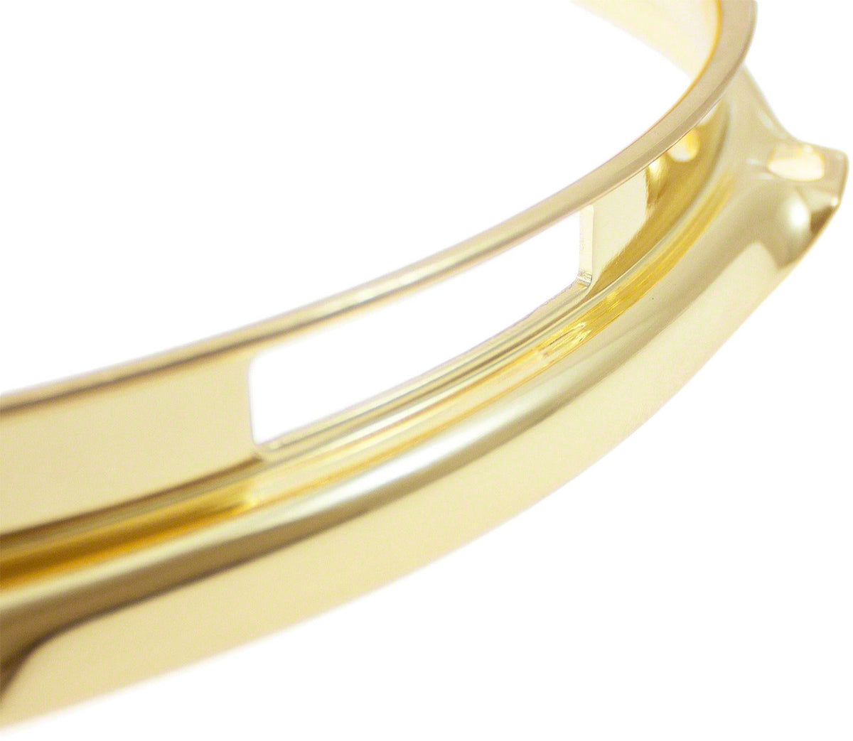 H30-13-8SBR - 13" 8 Holes Snare Side Brass 3.0mm Super Triple Flange Drum Hoop