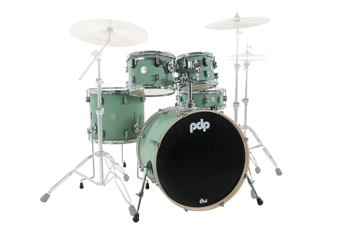 SHELL SET CONCEPT MAPLE FINISH PLY CM5 KIT 22" SATIN SEAFOAM PDCM2215SF