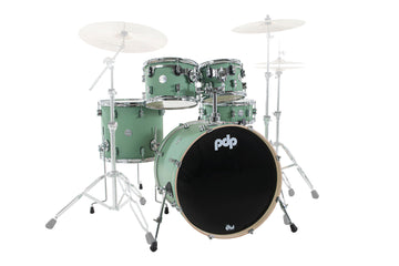 SHELL SET CONCEPT MAPLE FINISH PLY CM5 KIT 22" SATIN SEAFOAM PDCM2215SF