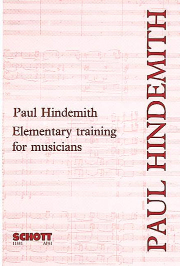HINDEMITH PAUL - ELEMENTARY TRAINING FOR MUSICIANS