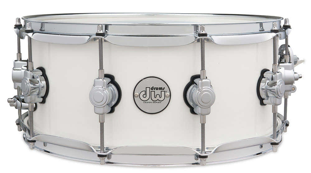 SNARE DRUM DESIGN SERIES WHITE GLOSS DDLM614SSWH