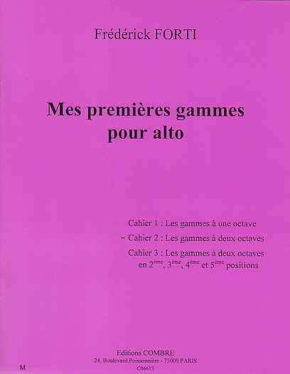 Combre Forti - Mes 1ères Gammes Alto - Vol.2