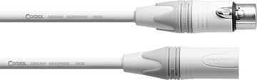 MICROPHONE CABLE XLR 10 M WHITE