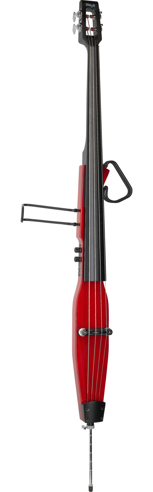 EDB-3/4 TR 3/4 Electric Double Bass Edb TR Transparent Red With Bag