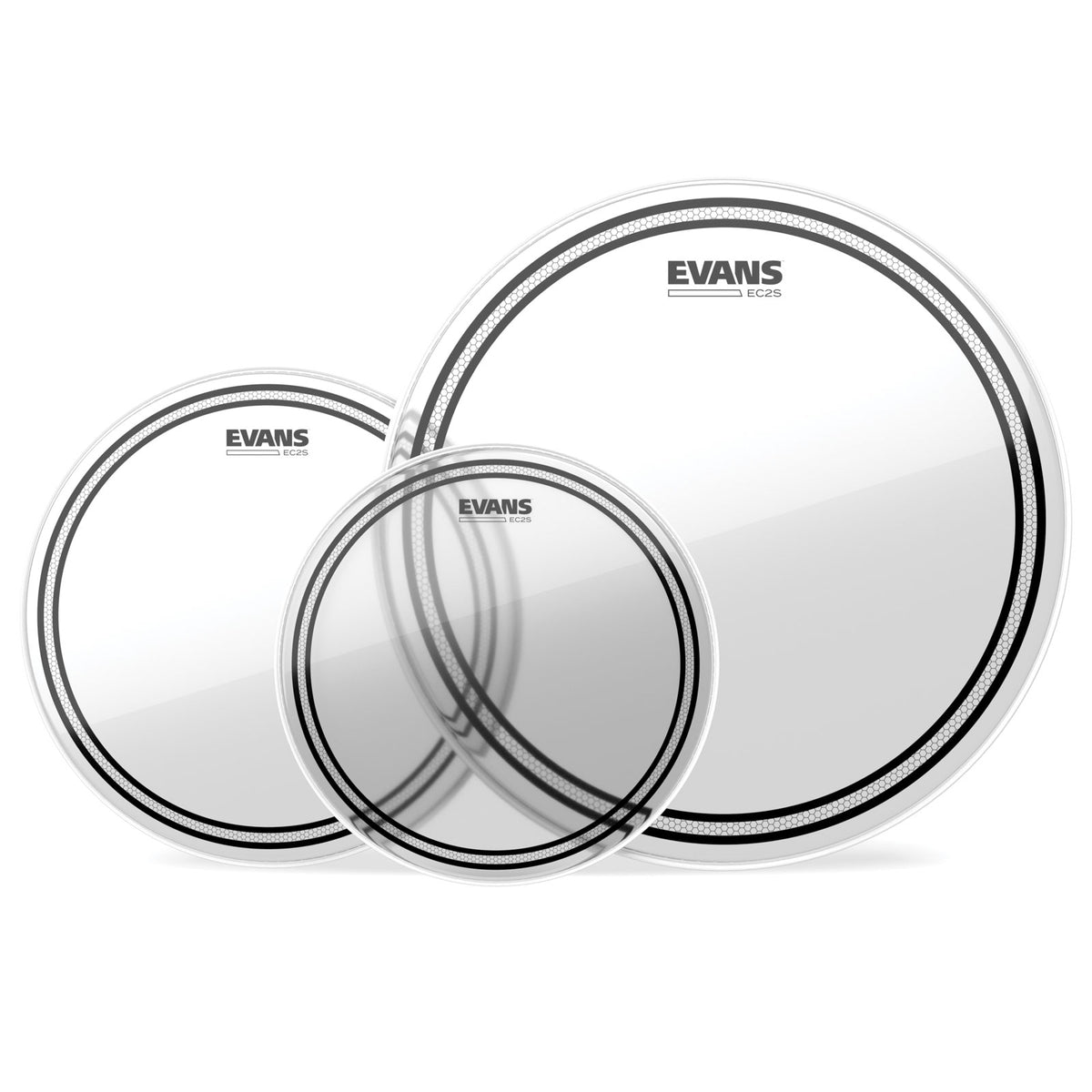 Evans ETP-EC2SCLR-F - TOM PACK EC2S CLEAR FUSION 10 12 14