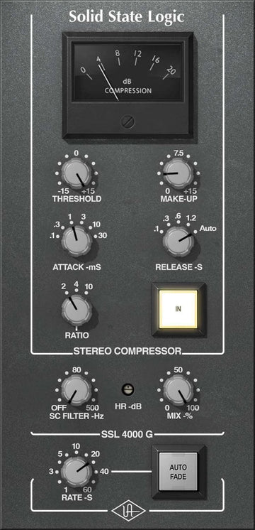 UAD SSL 4000 G Bus Compressor