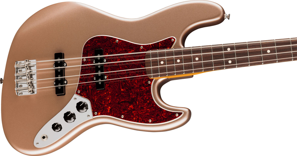 American Professional Classic Jazz Bass RW Faded Firemist Gold