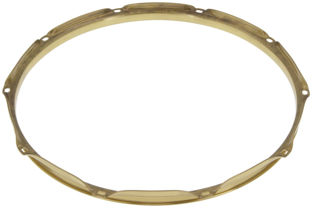 HB25-14-10BR - 14" 10 Holes Brass 2.5mm Super Triple Flange Drum Hoop