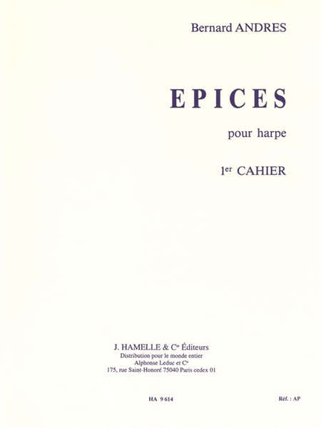 Leduc Epices - 1er Cahier