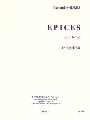 Epices - 1er Cahier