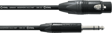 Stereo Audio Cable XLR Female/Jack 5 M