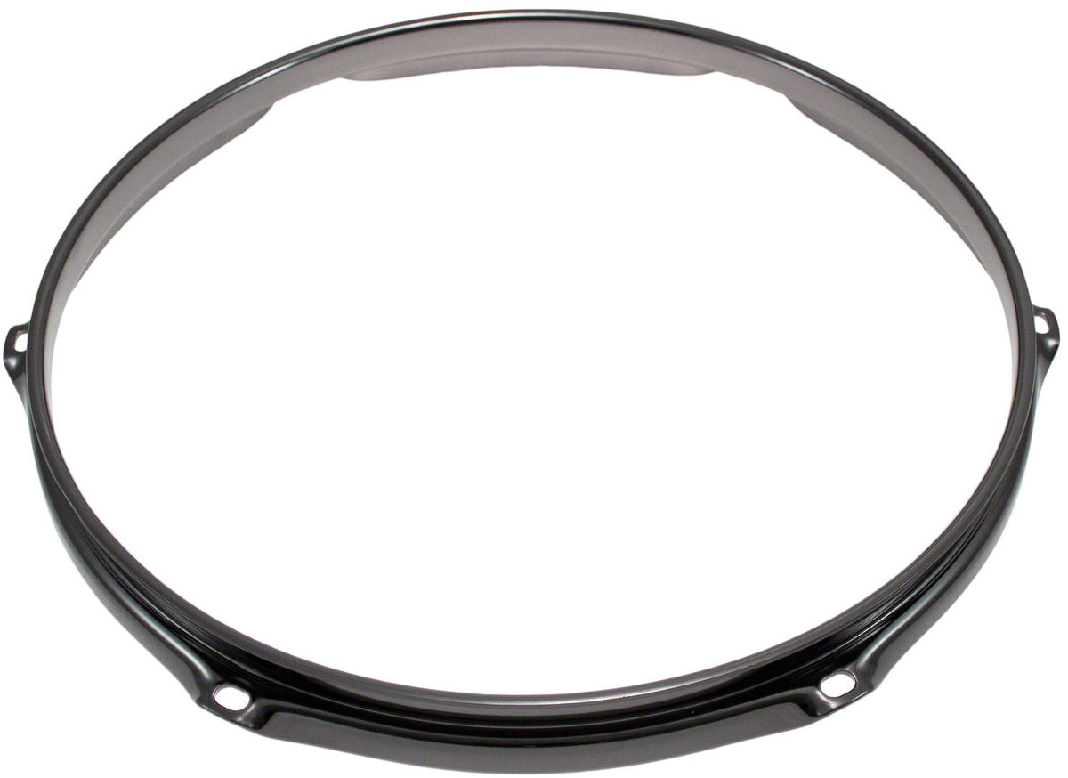H30-12-6BK - 12" 6 Holes Black 3.0mm Super Triple Flange Drum Hoop