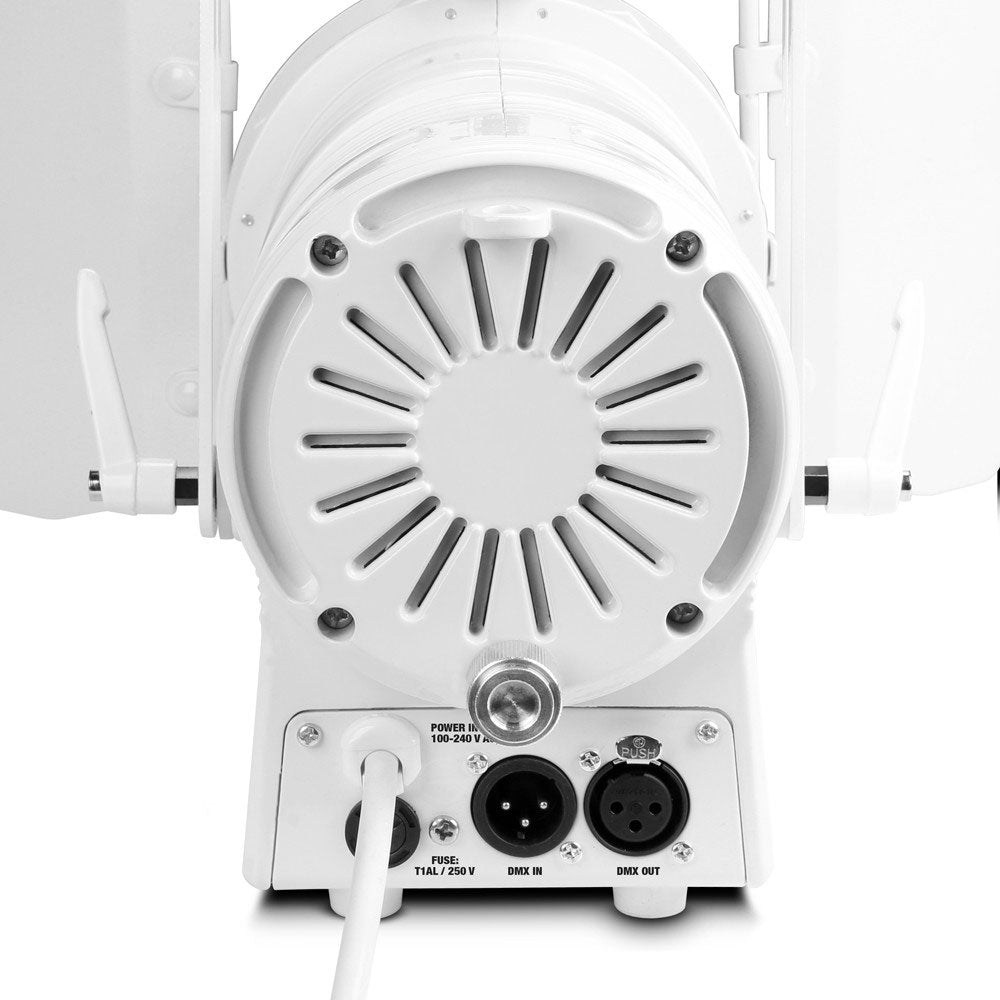 TS 40 WW WH - THEATER SPOTLIGHT WITH CONVEX CONVEX LENS AND 40 W WARM WHITE LED WHITE HOUSING