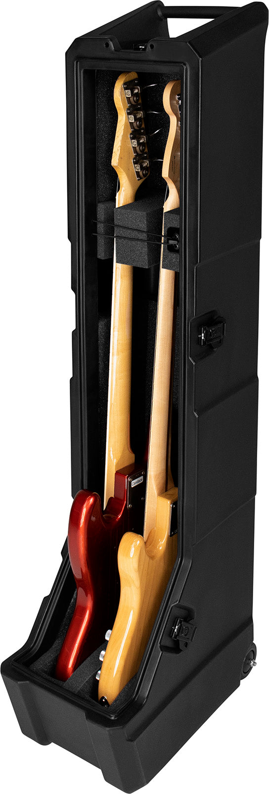 Mini Vault Molded Polyethylene Case For Two Electric Basses