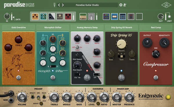 Universal Audio UAD Paradise Guitar Studio