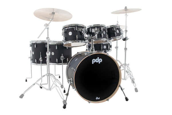 PDP By DW SHELL SET CONCEPT MAPLE FINISH PLY CM7 KIT 22" SATIN BLACK PDCM2217BK