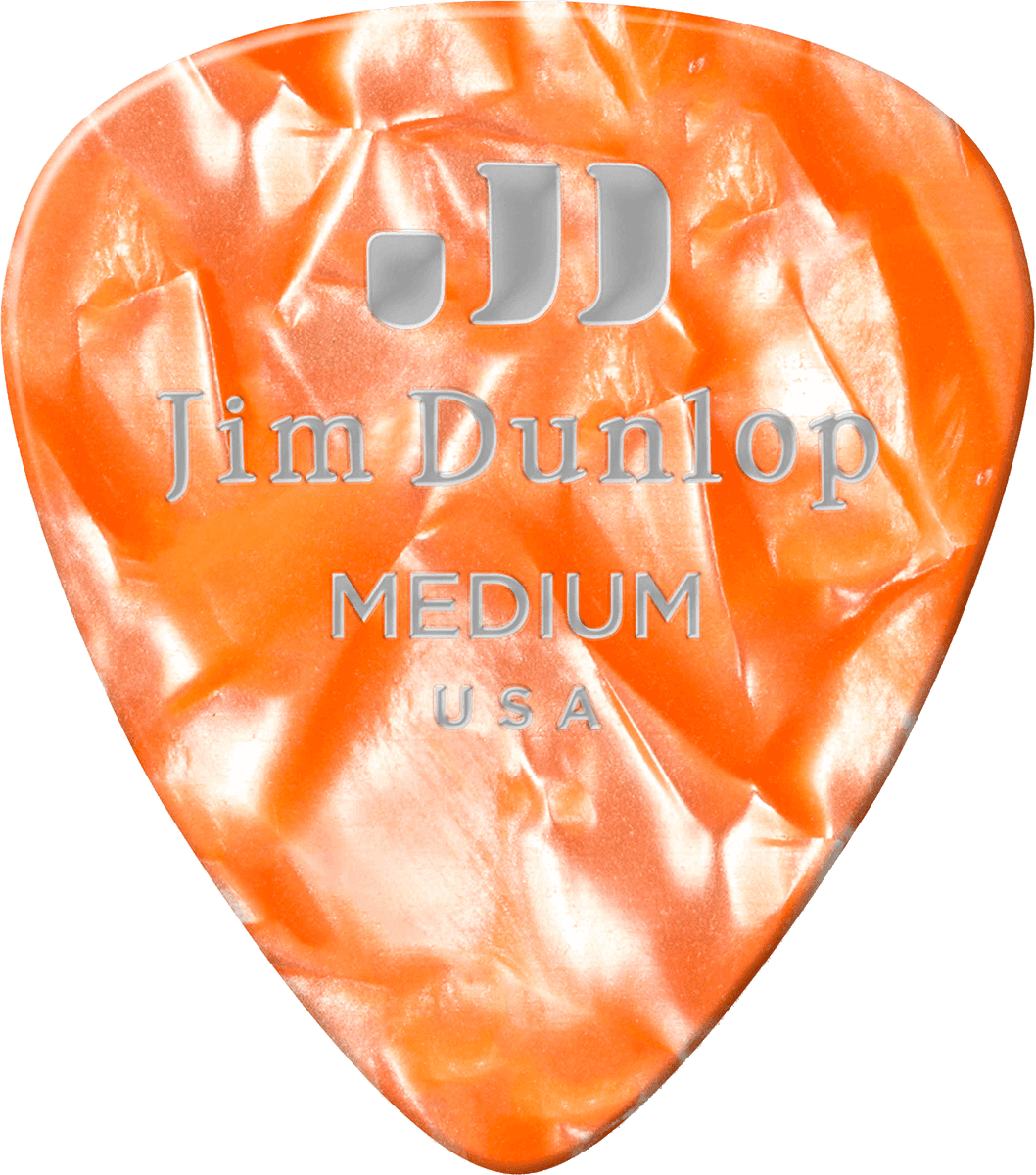12 x Medium Genuine Celluloid Perloid Orange