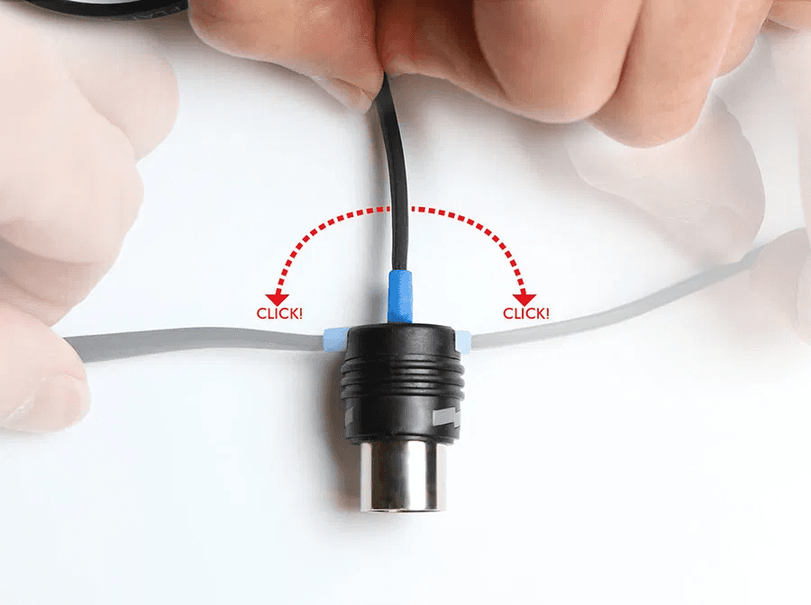 FLAT MIDI CABLE FLEXIBLE HEAD 58 CM