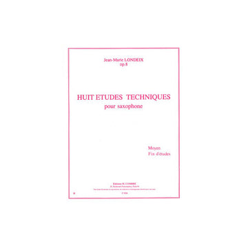 Londeix - 8 Etudes Techniques - Saxophone