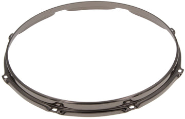 HS23-18-8BK - 18" 8 Holes Black 2.3mm S-Style Triple Flange Drum Hoop