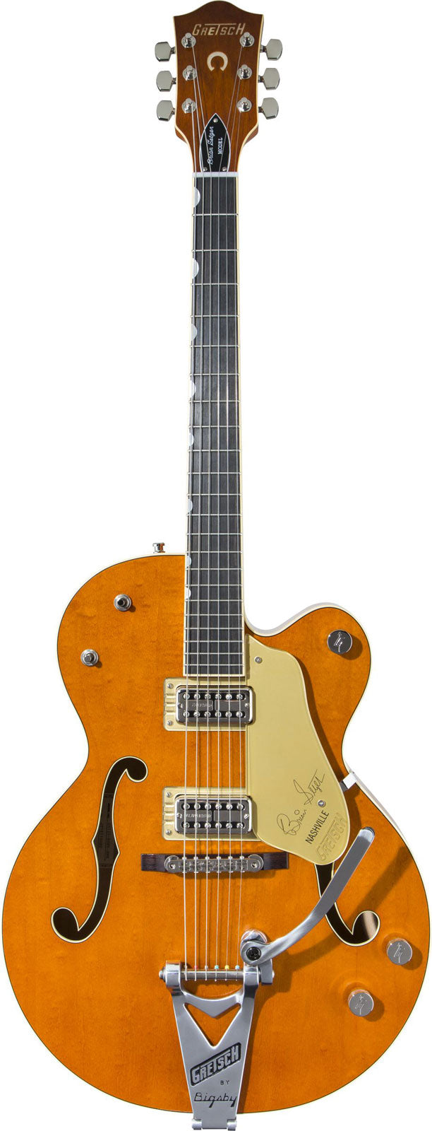 Gretsch Guitars G6120T-Bssmk '59 "Smoke" Nashville Signature Brian Setzer Ebo Smoke Orange