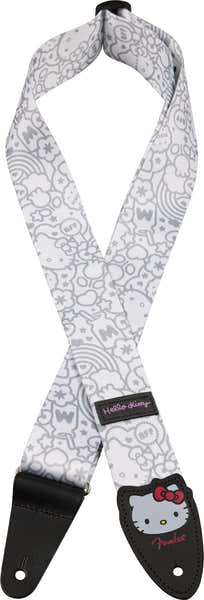 Fender x Hello Kitty White Poly Strap 2"