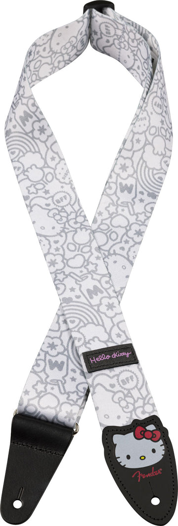 Fender x Hello Kitty White Poly Strap 2"