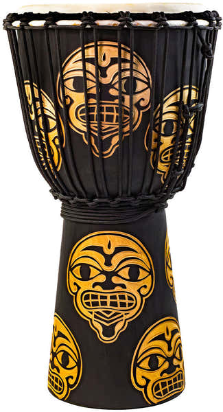 Toca Djembe Street Series Carved Watcher 8" Tssdj-Stw