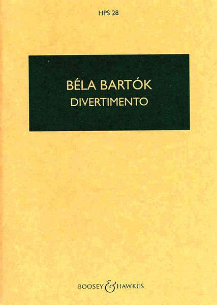 Bartok Bela - Divertimento - String Orchestra