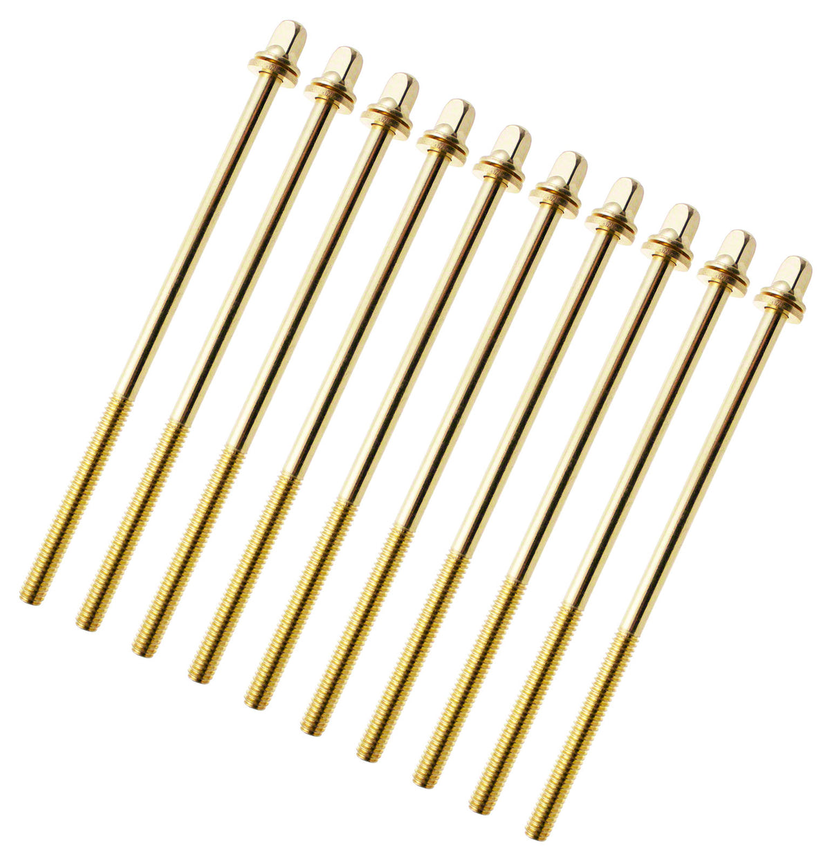 TRC-115W-BR - 115MM TENSION ROD BRASS WITH WASHER - 7/32" THREAD (X10)