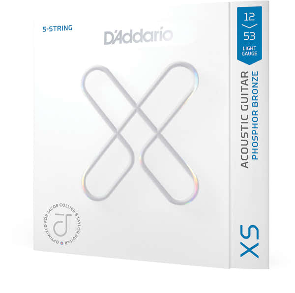 D'ADDARIO 12-53 Light, Jacob Collier 5-String Taylor